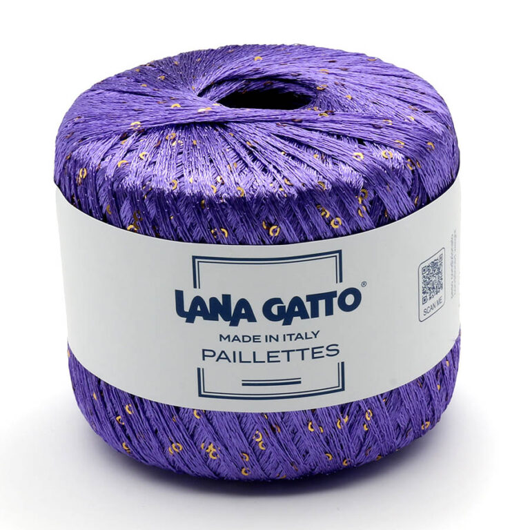 Пряжа для вязания LANA GATTO "PAILLETTES" (№30788) Фиолетовый
