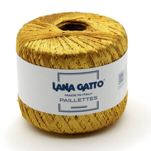 Пряжа для вязания LANA GATTO "PAILLETTES" (№30789) Охра