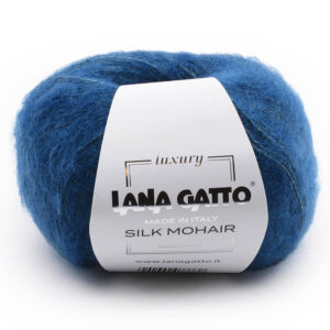 Пряжа для вязания LANA GATTO "SILK MOHAIR" (№14527) Петроль