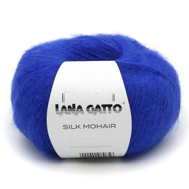 Пряжа для вязания LANA GATTO "SILK MOHAIR" (№30146) Василек