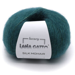 Пряжа для вязания LANA GATTO "SILK MOHAIR" (№30486) Пыльный аквамарин
