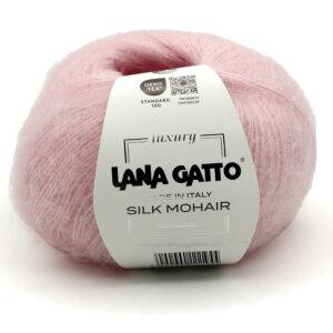 Пряжа для вязания LANA GATTO "SILK MOHAIR" (№30794) Роза