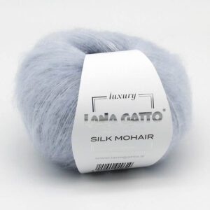 Пряжа для вязания LANA GATTO "SILK MOHAIR" (№6033) Бледно-голубой