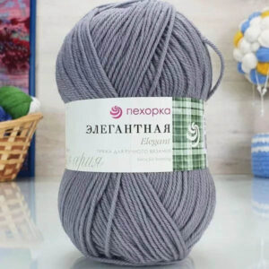 Пряжа для вязания ПЕХОРКА "ЭЛЕГАНТНАЯ" (№69) Св.сумерки