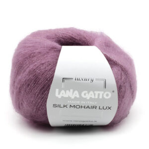 Пряжа для вязания LANA GATTO "SILK MOHAIR LUX" (№12940) Пыльная роза