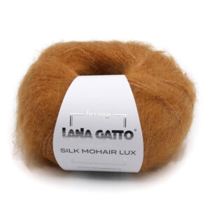 Пряжа для вязания LANA GATTO "SILK MOHAIR LUX" (№30111) Оранжевый