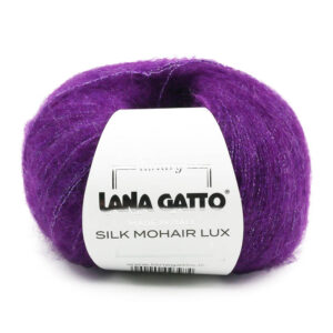 Пряжа для вязания LANA GATTO "SILK MOHAIR LUX" (№30112) Фиолетовый