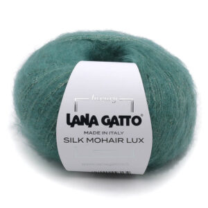 Пряжа для вязания LANA GATTO "SILK MOHAIR LUX" (№30114) Зеленый пастельный