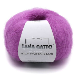 Пряжа для вязания LANA GATTO "SILK MOHAIR LUX" (№30484) Св.сиреневый