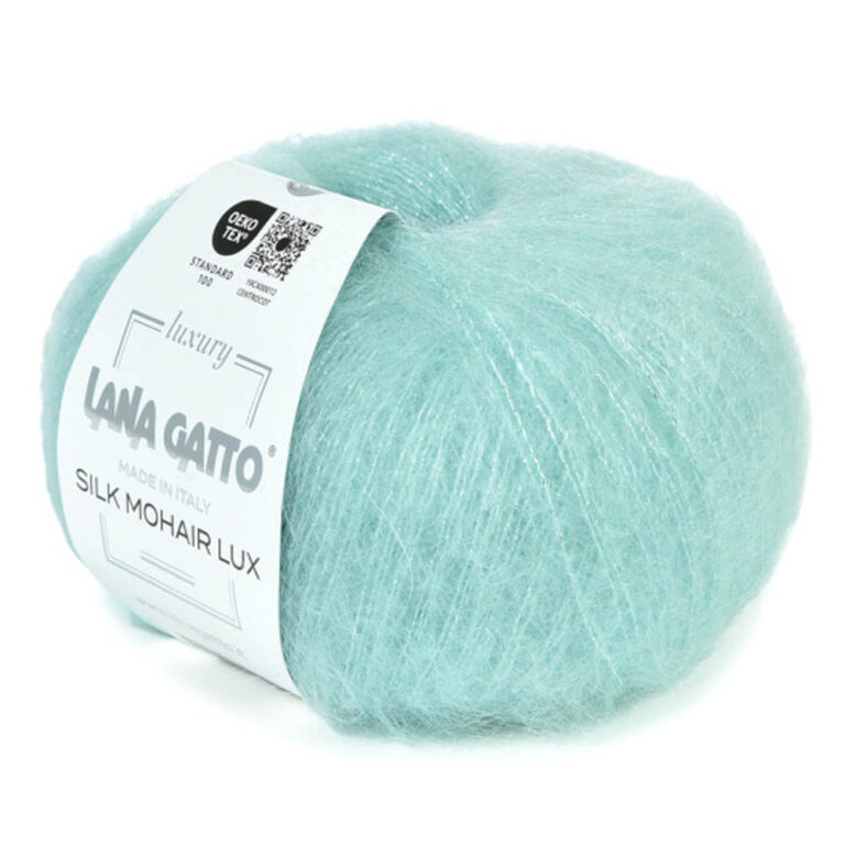 Пряжа для вязания LANA GATTO "SILK MOHAIR LUX" (№30793) Мятный