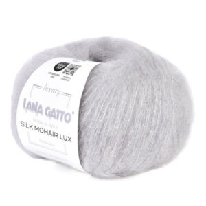Пряжа для вязания LANA GATTO "SILK MOHAIR LUX" (№30795) Серый