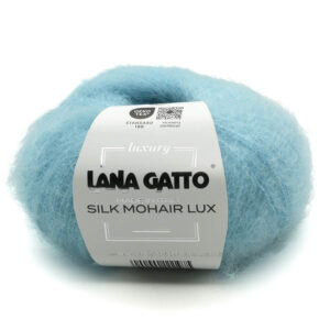 Пряжа для вязания LANA GATTO "SILK MOHAIR LUX" (№30796) Небесно-голубой