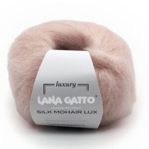 Пряжа для вязания LANA GATTO "SILK MOHAIR LUX" (№6023) Бледно-розовый