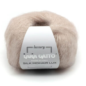 Пряжа для вязания LANA GATTO "SILK MOHAIR LUX" (№6039) Серовато-бежевый