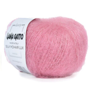 Пряжа для вязания LANA GATTO "SILK MOHAIR LUX" (№7259) Пыльная роза