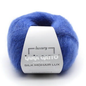 Пряжа для вязания LANA GATTO "SILK MOHAIR LUX" (№8397) Синий