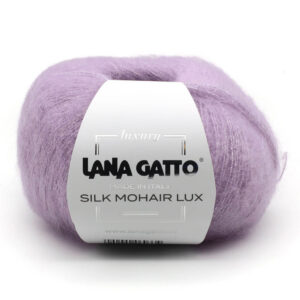 Пряжа для вязания LANA GATTO "SILK MOHAIR LUX" (№8481) Лиловый