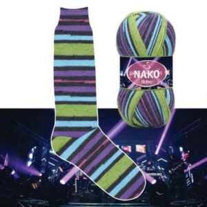 Пряжа для вязания NAKO "BOHO KONSEPT" (№81924) Принт