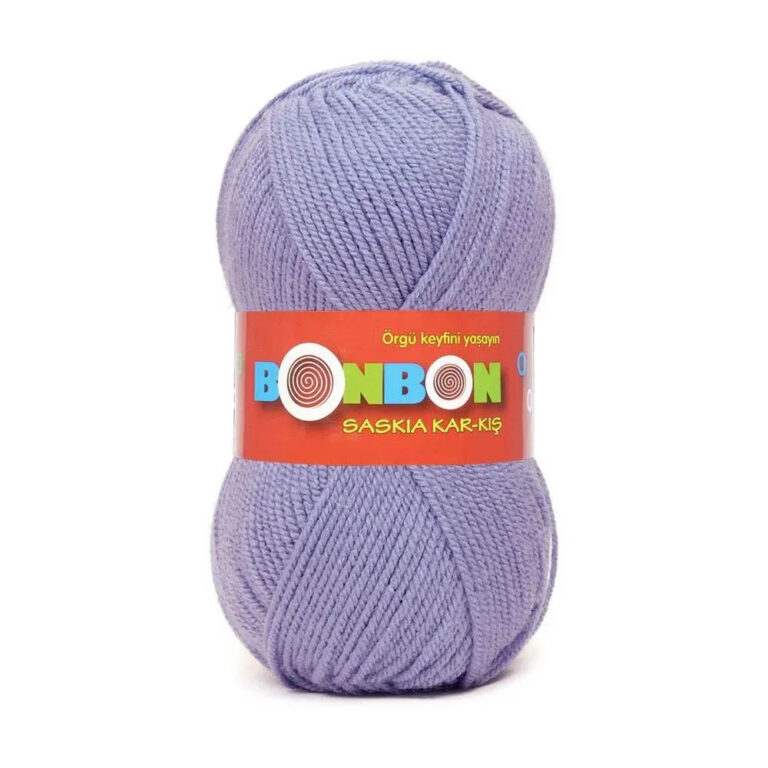 Пряжа для вязания NAKO "BONBON SASKIA KAR-KIS" (№98205) Фиолетовый