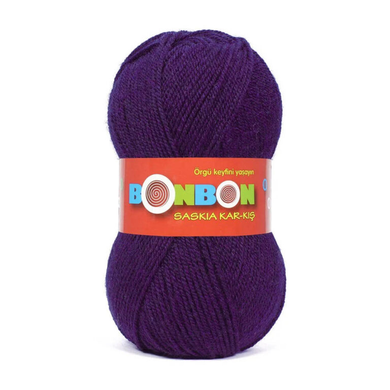 Пряжа для вязания NAKO "BONBON SASKIA KAR-KIS" (№98290) Фиолетовый