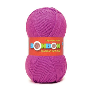 Пряжа для вязания NAKO "BONBON SASKIA KAR-KIS" (№98319) Малиновый