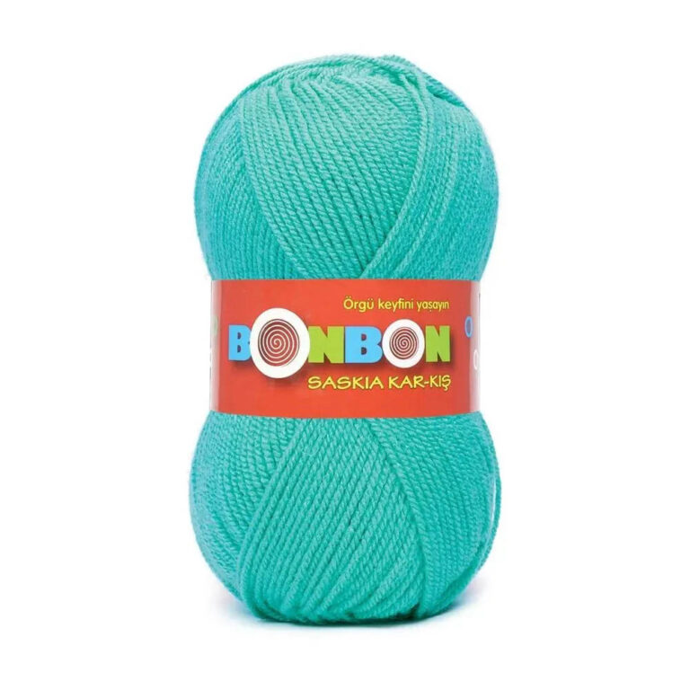 Пряжа для вязания NAKO "BONBON SASKIA KAR-KIS" (№98394) Морская волна