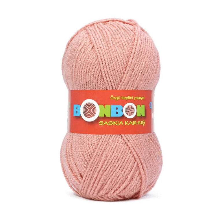 Пряжа для вязания NAKO "BONBON SASKIA KAR-KIS" (№98637) Персик