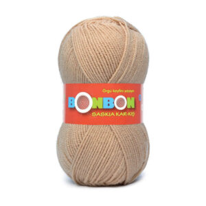 Пряжа для вязания NAKO "BONBON SASKIA KAR-KIS" (№98672) Бежевый