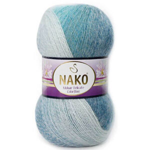 Пряжа для вязания NAKO "MOHAIR DELICATE COLORFLOW" (№28080) Принт