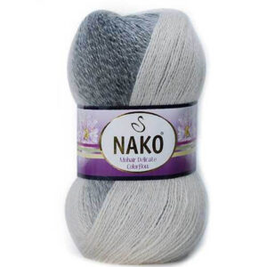 Пряжа для вязания NAKO "MOHAIR DELICATE COLORFLOW" (№28092) Принт