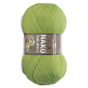 Пряжа для вязания NAKO "NAKOLEN 5" (№23107) Салатовый