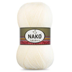 Пряжа для вязания NAKO "NAKOLEN 5" (№256) Молочный