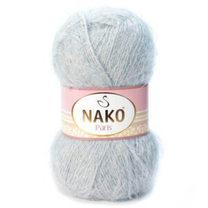 Пряжа для вязания NAKO "PARIS" (№10914) Св.серый