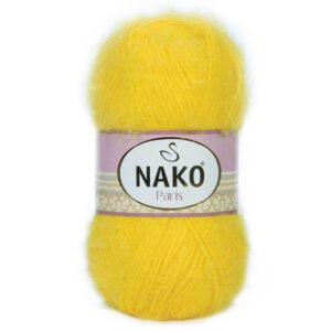 Пряжа для вязания NAKO "PARIS" (№11872) Ярко-желтый