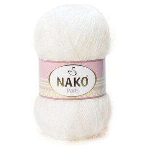 Пряжа для вязания NAKO "PARIS" (№300) Молочный