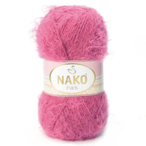 Пряжа для вязания NAKO "PARIS" (№6578) Темно-розовый
