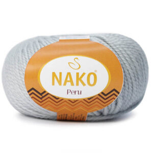Пряжа для вязания NAKO "PERU" (№195) Св.серый