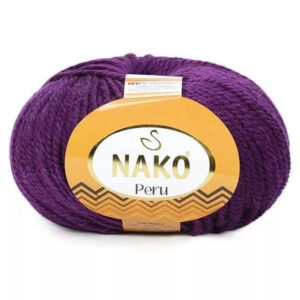 Пряжа для вязания NAKO "PERU" (№3260) Фиолет