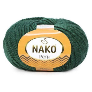 Пряжа для вязания NAKO "PERU" (№3601) Т.зеленый