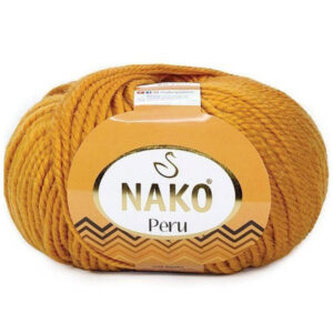 Пряжа для вязания NAKO "PERU" (№5419) Пыл.оранжевый