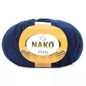 Пряжа для вязания NAKO "PERU" (№6194) Т.синий
