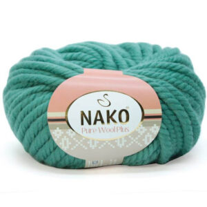 Пряжа для вязания NAKO "PURE WOOL PLUS" (№2271) Изумруд