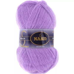Пряжа для вязания NAKO "MOHAIR DELICATE" (№6135 (1036)) Сиреневый