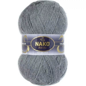Пряжа для вязания NAKO "MOHAIR DELICATE" (№194) Серый
