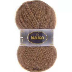 Пряжа для вязания NAKO "MOHAIR DELICATE" (№6704) Кофе с молоком