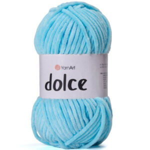 Пряжа для вязания YARNART "DOLCE" (№859) Св.гол.бирюза
