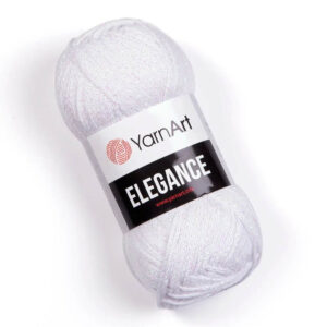 Пряжа для вязания YARNART "ELEGANCE" (№117) Серебристо-белый
