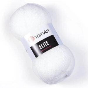 Пряжа для вязания YARNART "ELITE" (№150) Белый