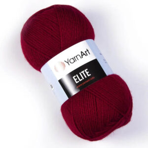 Пряжа для вязания YARNART "ELITE" (№43) Бордовый