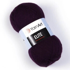 Пряжа для вязания YARNART "ELITE" (№49) Темно фиолетовый